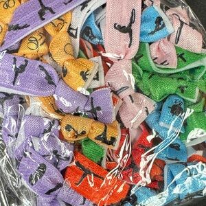32 piece Gymnastics Colorful Elastic Hair Ties Set